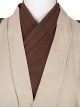 Star Wars Halloween Cosplay Obi-Wan Kenobi Beige Suit Costume Set