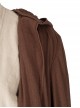 Star Wars Halloween Cosplay Obi-Wan Kenobi Beige Suit Costume Brown Robe Coat