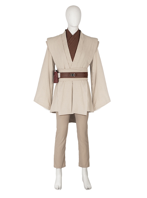 Star Wars Halloween Cosplay Obi-Wan Kenobi Beige Suit Accessories Beige Shoulder Straps