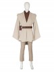 Star Wars Halloween Cosplay Obi-Wan Kenobi Beige Suit Accessories Beige Shoulder Straps