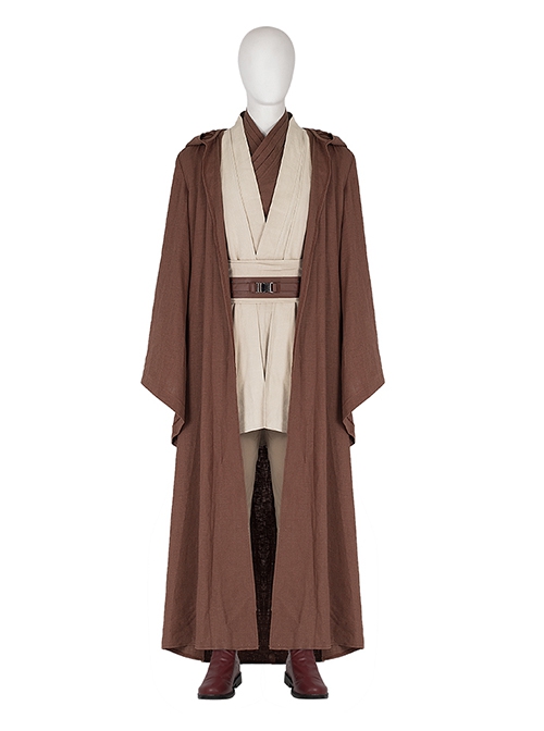 Star Wars Halloween Cosplay Obi-Wan Kenobi Beige Suit Accessories Beige Cloth Girdle