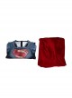 Man Of Steel Superman Halloween Cosplay Clark Kent Battle Suit Costume Set