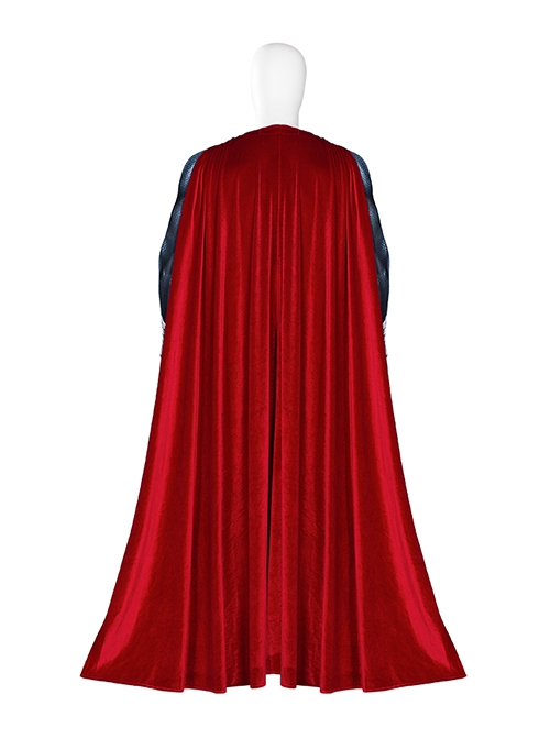 Man Of Steel Superman Halloween Cosplay Clark Kent Battle Suit Costume Set