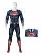 Man Of Steel Superman Halloween Cosplay Clark Kent Battle Suit Costume Blue Bodysuit