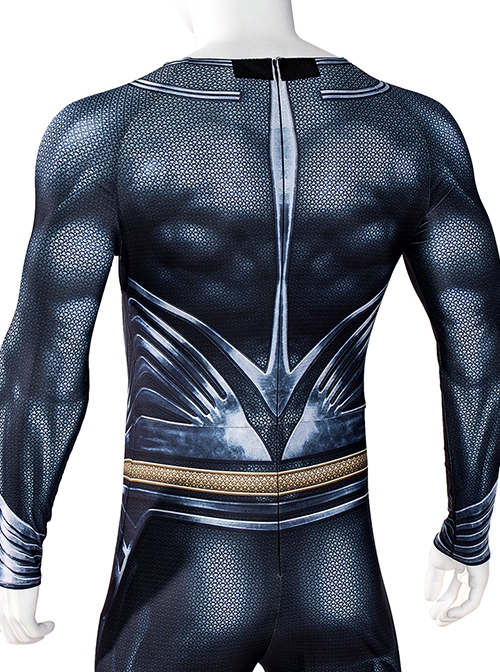 Man Of Steel Superman Halloween Cosplay Clark Kent Battle Suit Costume Blue Bodysuit