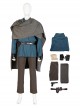 TV Drama Halloween Cosplay Obi-Wan Kenobi Blue Suit Costume Set