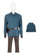 TV Drama Halloween Cosplay Obi-Wan Kenobi Blue Suit Costume Blue Top