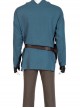 TV Drama Halloween Cosplay Obi-Wan Kenobi Blue Suit Accessories Brown Belt