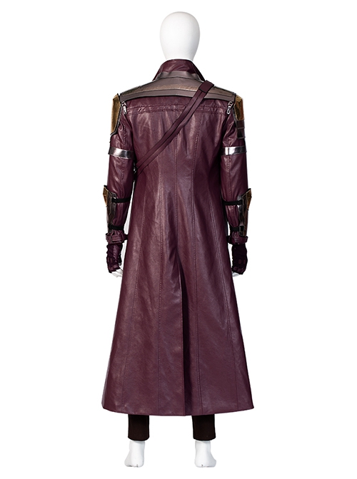 Thor Love And Thunder Halloween Cosplay Star-Lord Peter Quill Costume Purple Long Jacket