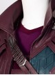 Thor Love And Thunder Halloween Cosplay Star-Lord Peter Quill Costume Purple-red Undershirt