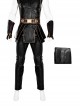 Thor Love And Thunder Halloween Cosplay Thor Odinson Battle Suit Fur Collar Version Costume Black Trousers