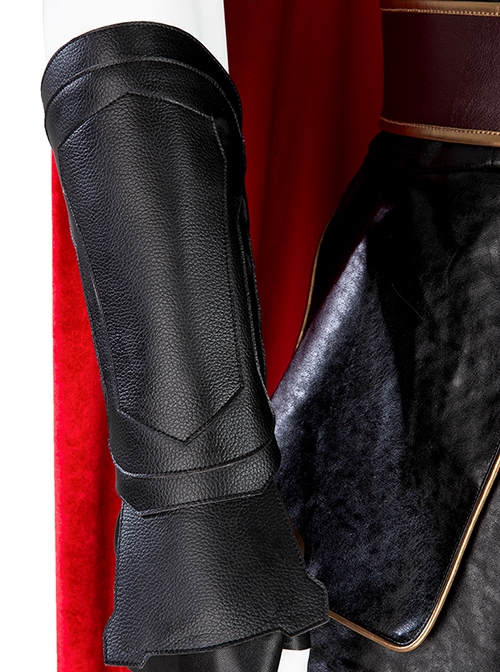 Thor Love And Thunder Halloween Cosplay Thor Odinson Battle Suit Fur Collar Version Accessories Handguards