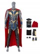 Thor Love And Thunder Halloween Cosplay Thor Odinson Battle Suit Blue Version Costume Set