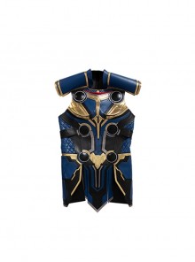 Thor Love And Thunder Halloween Cosplay Thor Odinson Battle Suit Blue Version Costume Outer Vest