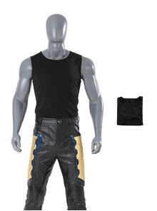 Thor Love And Thunder Halloween Cosplay Thor Odinson Battle Suit Blue Version Costume Black Vest