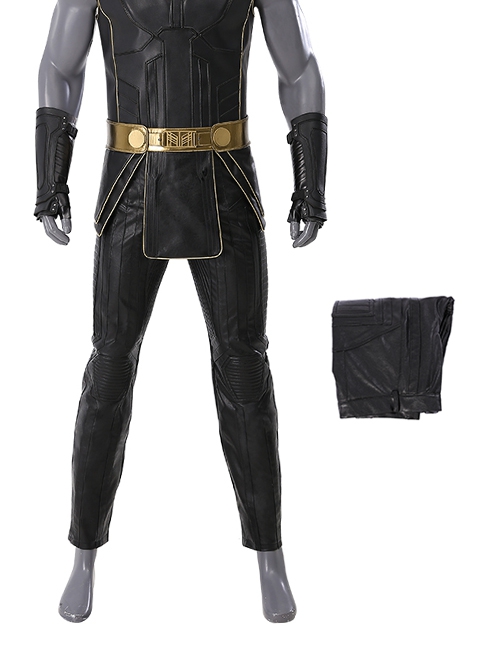 Movie Thor Love And Thunder Halloween Cosplay Male Thor Odinson Black Battle Suit Costume Trousers