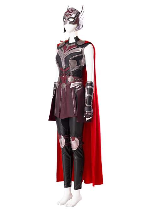 Movie Thor Love And Thunder Halloween Cosplay Female Jane Foster Battle Suit Costume Set