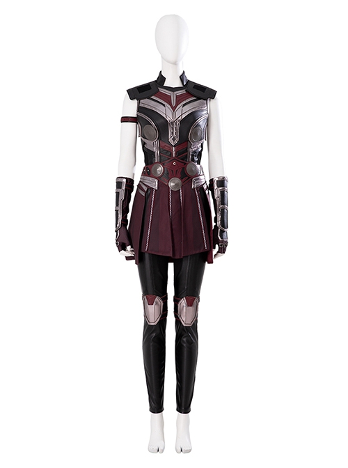 Movie Thor Love And Thunder Halloween Cosplay Female Jane Foster Battle Suit Costume Set