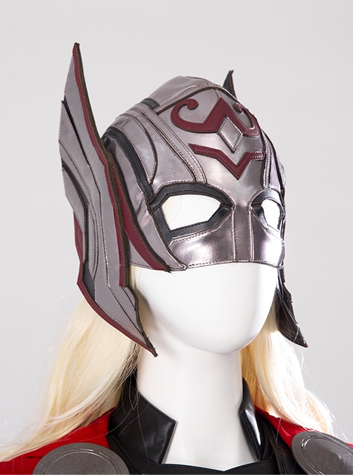 Movie Thor Love And Thunder Halloween Cosplay Female Jane Foster Battle Suit Accessories Helmet