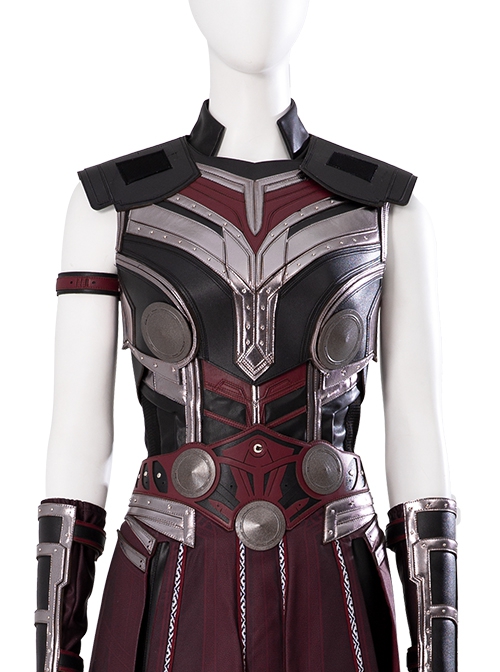 Movie Thor Love And Thunder Halloween Cosplay Female Jane Foster Battle Suit Costume Vest