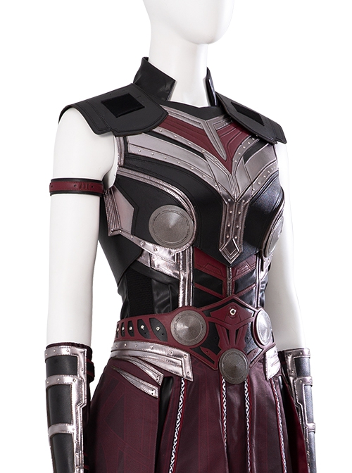 Movie Thor Love And Thunder Halloween Cosplay Female Jane Foster Battle Suit Costume Vest