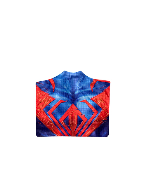 Animated Film Spider-Man Across The Spider-Verse Halloween Cosplay Blue Battle Suit Costume Bodysuit