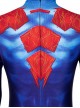 Animated Film Spider-Man Across The Spider-Verse Halloween Cosplay Blue Battle Suit Costume Bodysuit