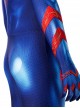 Animated Film Spider-Man Across The Spider-Verse Halloween Cosplay Blue Battle Suit Costume Bodysuit