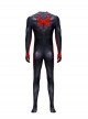 Animated Film Spider-Man Across The Spider-Verse Halloween Cosplay Black Battle Suit Costume Bodysuit