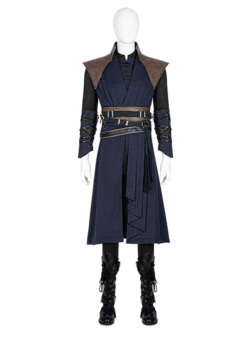 Doctor Strange In The Multiverse Of Madness Halloween Cosplay Sinister Strange Stephen Strange Blue Version Accessories Girdle And Waistbands