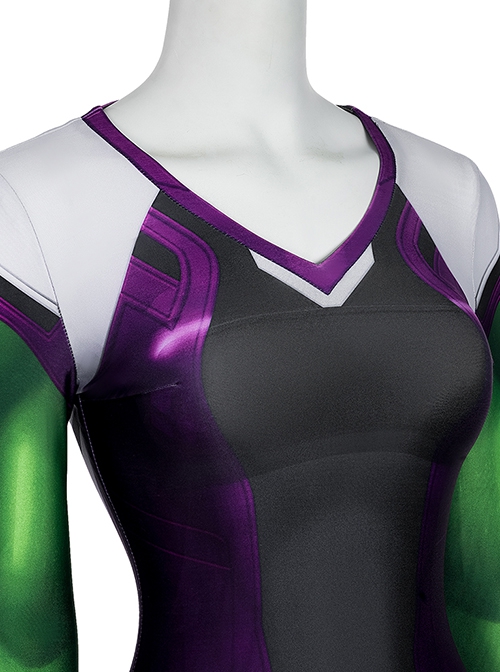 TV Drama She-Hulk Halloween Cosplay Jennifer Susan Walters Costume Bodysuit