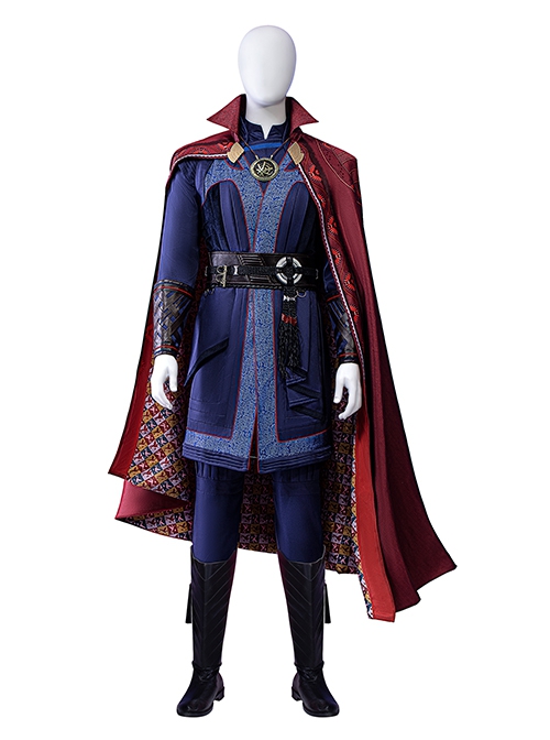 Doctor Strange In The Multiverse Of Madness Halloween Cosplay Stephen Strange New Version Costume Blue Trousers