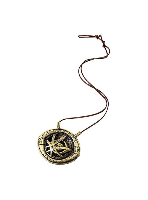 Doctor Strange In The Multiverse Of Madness Halloween Cosplay Stephen Strange New Version Accessories Bronze Necklace