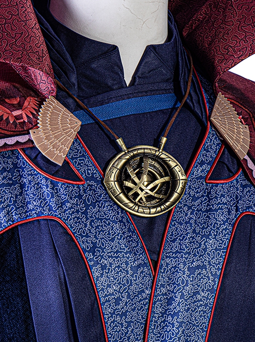 Doctor Strange In The Multiverse Of Madness Halloween Cosplay Stephen Strange New Version Accessories Bronze Necklace