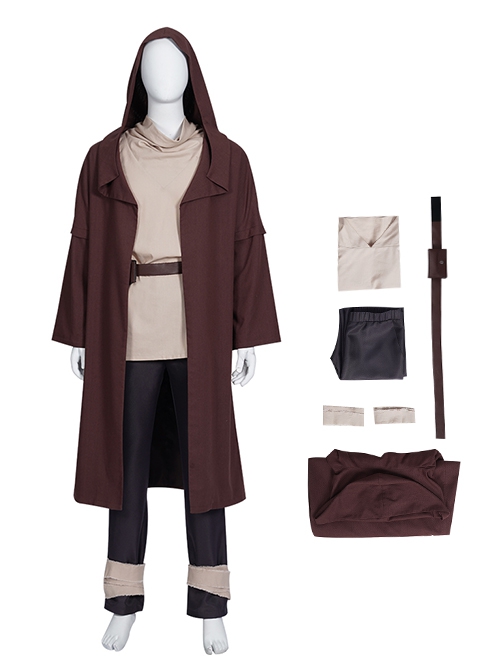 Star Wars Halloween Cosplay Derivative Drama Obi-Wan Kenobi Costume Set