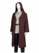 Star Wars Halloween Cosplay Derivative Drama Obi-Wan Kenobi Costume Brown Outerwear