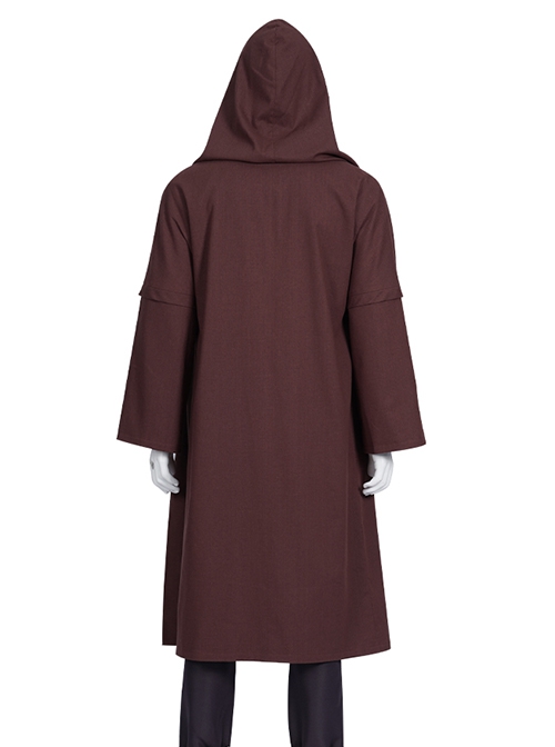 Star Wars Halloween Cosplay Derivative Drama Obi-Wan Kenobi Costume Brown Outerwear