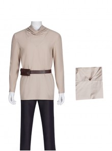 Star Wars Halloween Cosplay Derivative Drama Obi-Wan Kenobi Costume Beige Bottoming Top