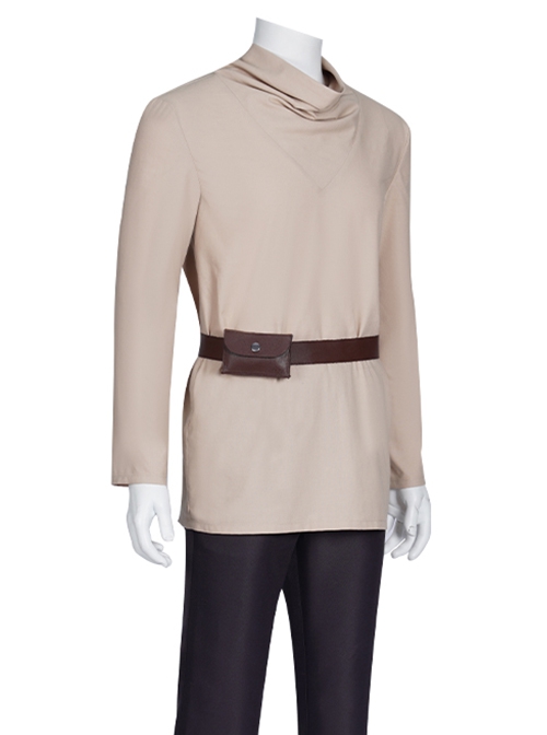 Star Wars Halloween Cosplay Derivative Drama Obi-Wan Kenobi Costume Beige Bottoming Top