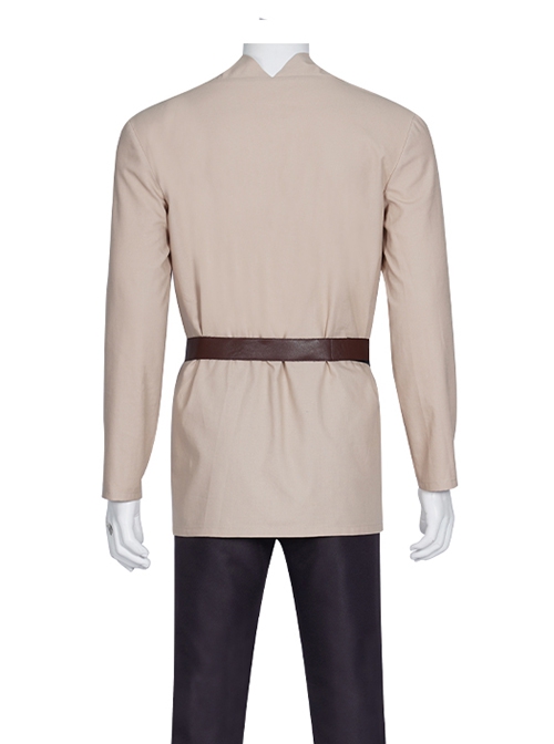 Star Wars Halloween Cosplay Derivative Drama Obi-Wan Kenobi Costume Beige Bottoming Top