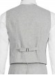 TV Drama Moon Knight Halloween Cosplay Marc Spector Mr. Knight Costume Gray Suit Costume Gray Vest