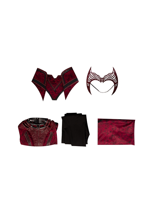 Doctor Strange In The Multiverse Of Madness Halloween Cosplay Scarlet Witch Wanda Maximoff Upgrade Version Costume Set