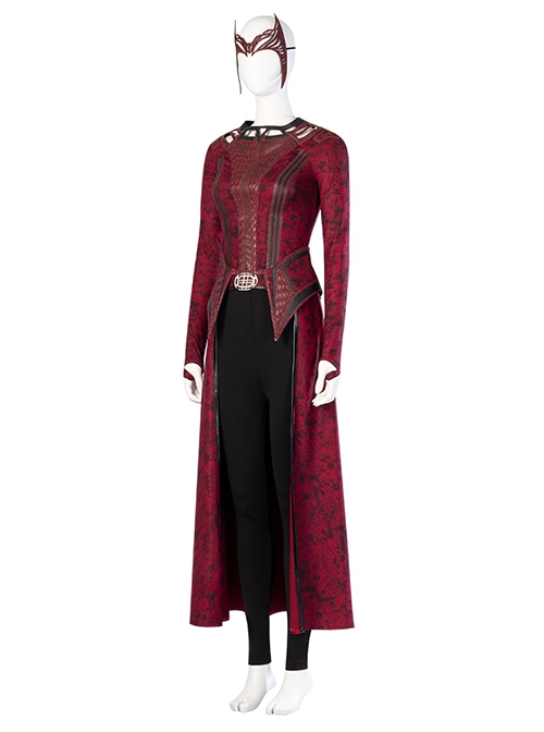 Doctor Strange In The Multiverse Of Madness Halloween Cosplay Scarlet Witch Wanda Maximoff Upgrade Version Costume Set