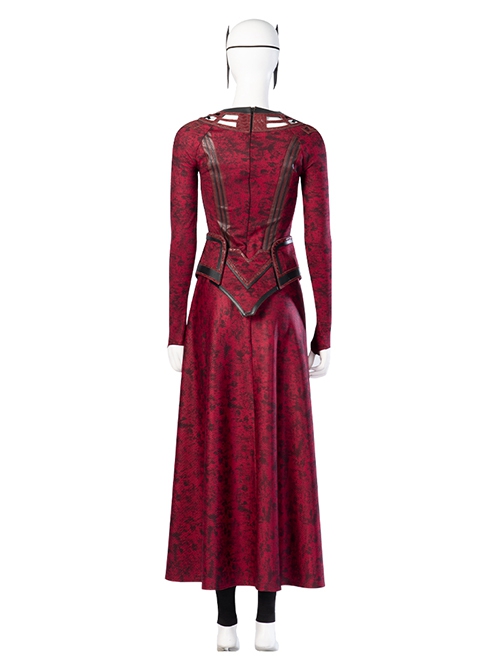 Doctor Strange In The Multiverse Of Madness Halloween Cosplay Scarlet Witch Wanda Maximoff Upgrade Version Costume Set