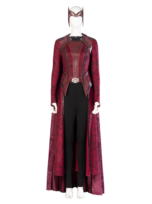 Doctor Strange In The Multiverse Of Madness Halloween Cosplay Scarlet Witch Wanda Maximoff Upgrade Version Costume Black Pants