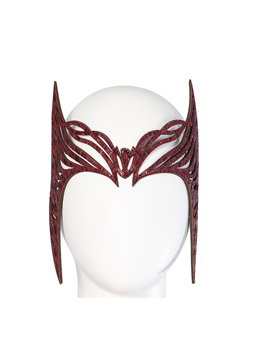 Doctor Strange In The Multiverse Of Madness Halloween Cosplay Scarlet Witch Wanda Maximoff Upgrade Version Accessories Red Headwear