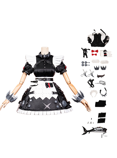 Game Zenless Zone Zero Halloween Cosplay Ellen Joe Shark Girl Costume Full Set