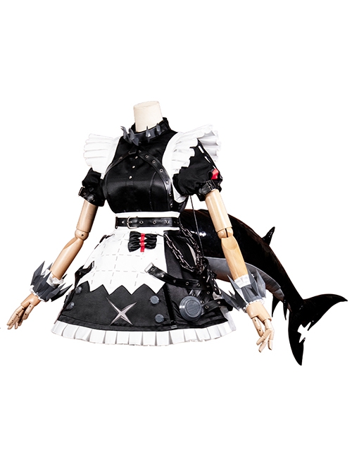 Game Zenless Zone Zero Halloween Cosplay Ellen Joe Shark Girl Costume Full Set