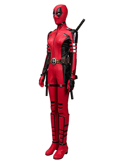 Deadpool & Wolverine Halloween Cosplay Female Deadpool Bodysuit High-End Version Full Set