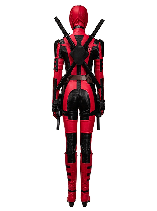 Deadpool & Wolverine Halloween Cosplay Female Deadpool Bodysuit High-End Version Full Set